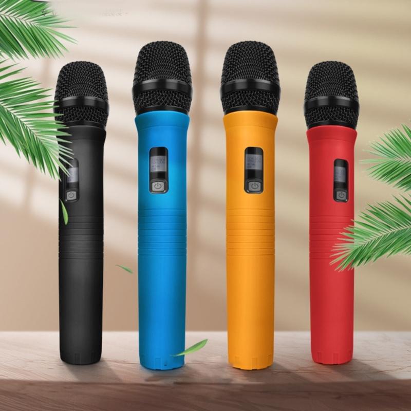 Silicone Cover Microphone Sleeve with Sponge WindShield Reduces Noise and Protects from Moisture Dust Clearly Sound