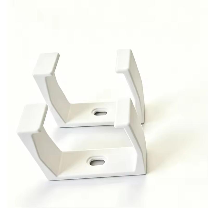 2Pcs White Black 3D Printed Outlet Fixer Wall Mounted Power Strip Holder for Home Garage Cable Organization