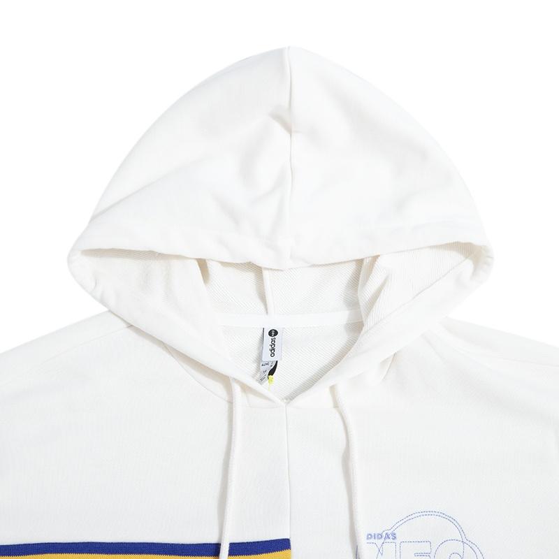 adidas Sweatshirts Women's White Hooded Moderate Regular IA6774