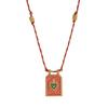 Love Heart Tarot Pendant Necklace Copper Chain With Colorful Ropes For Women Fashion Summer