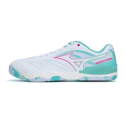Buty do tenisa stołowego WAVE MEDAL 8 Unisex Niskie Białe Zielone Różowe 81GA258202
