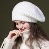Elastic Knitted Berets British Style Artist Hat New Design Retro Painter Hat  Winter