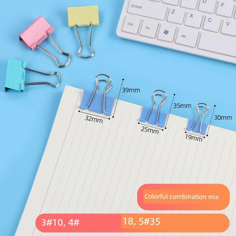 Series Medium Financial Files Strong Colorful Long Tail Clip