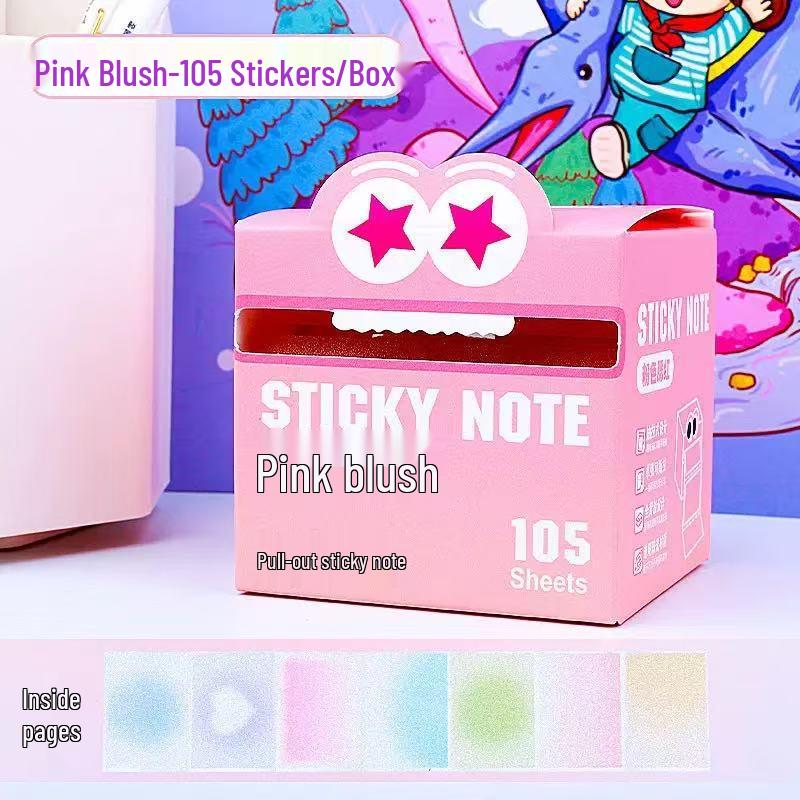 

Перламутрові прозорі стікери-нотатки з градієнтом для студентів - Високоякісні клейкі маркувальні стікери