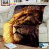 Beast Cartoon Tiger Lion Leopard Animal Wildlife  Blanket,Soft Throw Blanket for Home Bedroom Bed Sofa Picnic Cover Blanket Kids