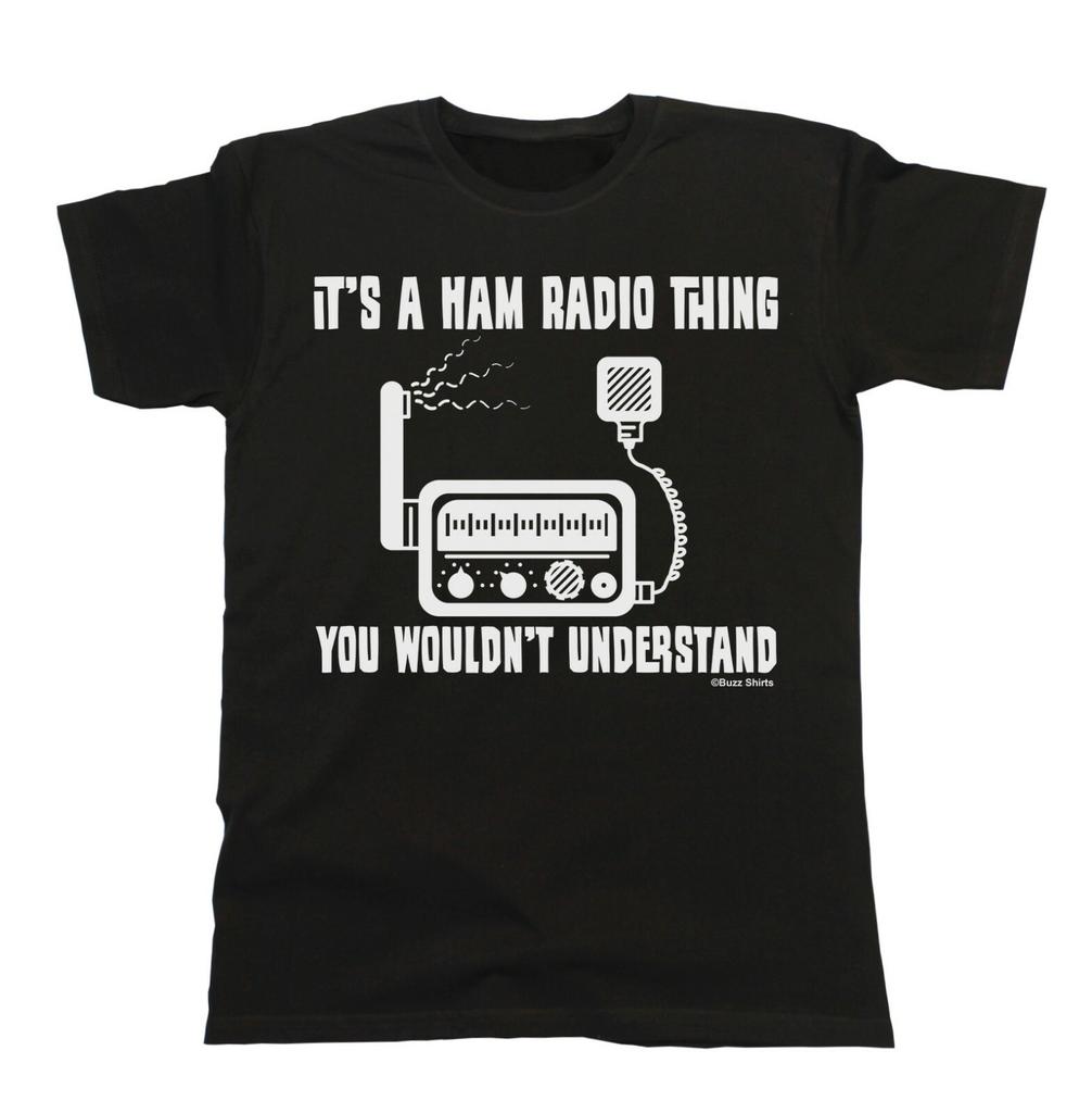 Its A HAM RADIO Thing Mens  Cotton T-Shirt Christmas Birthday Gift Funny