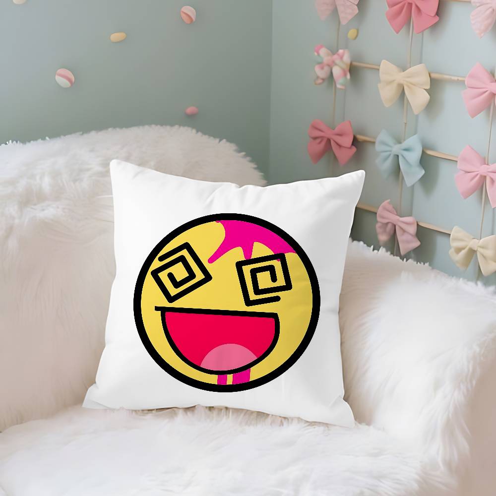 Funny EEpic Face Case Plush Fabric Soft Pillowcase Double Sided Print Cushion Cover Household Gifts