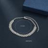 Lady's Sweet Necklace, Ear Ring and Bracelet. Unique Collar, Trendy and Fashionable, Versatile Neck Chain.