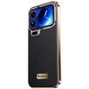 Applicable Xiaomi 17promax mobile phone case all-inclusive 17por anti-drop xiaomi17pro electroplated business leather case
