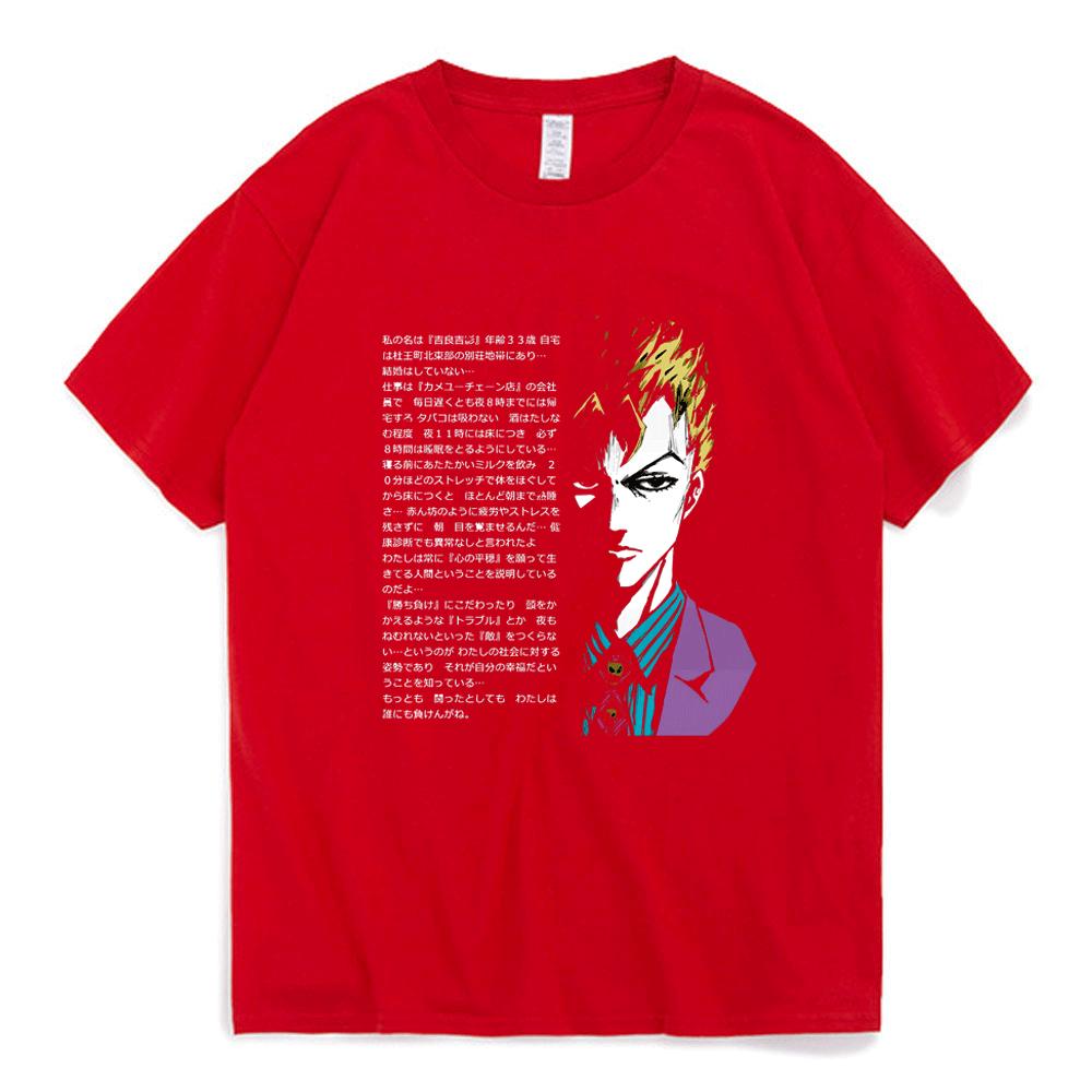 2026 Anime Jojo Bizarre Adventure T Shirt Men Women Short Sleeved Tops Vaporwave Aesthetic Jotaro T-shirt Cotton Kujo Manga Tee Shirt