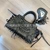 Trendy Rhinestone Tassel Crossbody Motorcycle Bag for Women