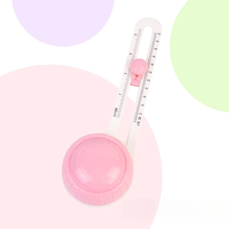 1PC Handmade Handbook Greeting Card Circle Cutter Round Paper Cutter Scribe Arc Positioning Cutting Circle Ruler Knife