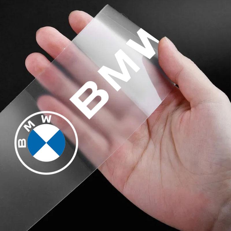 4Stk. Auto Einstiegsleisten Schutz Transparent Dekoratives Abzeichen 3D Aufkleber Für BMW E46 E39 E90 E60 E36 F30 F10 E34 E30 F20 E92 M3 M4 M5