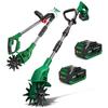 Newbeny 1600W 150MM Electric Rotary Tiller Cultivator Portable Grass Trimmer Soil Turning Lawn Mower Tool for Makita Battery Pin