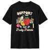 Support Your Fruity Friends Lgbtq Tolerance Rainbow Flag T Shirt Unisexs Classic Tshirts Summer Crew Neck Harajuku Tee Shirt