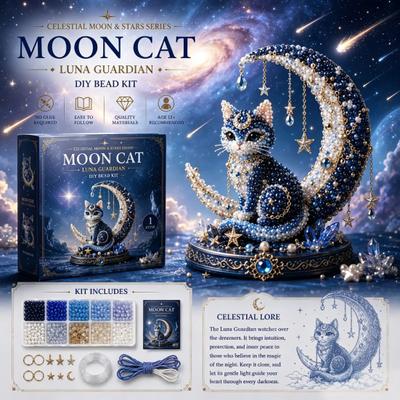 Mythical Animal DIY Bead Kit for Beginners, 3D Beaded Animal Making Kit with Instructions, Unique Animal Designs with Glass Beads and Pattern Guide,