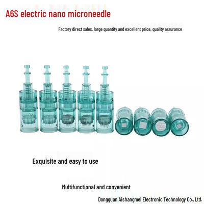 A6S Electric Dr. Pen Microneedle Nano Microcrystal Snap-On Head