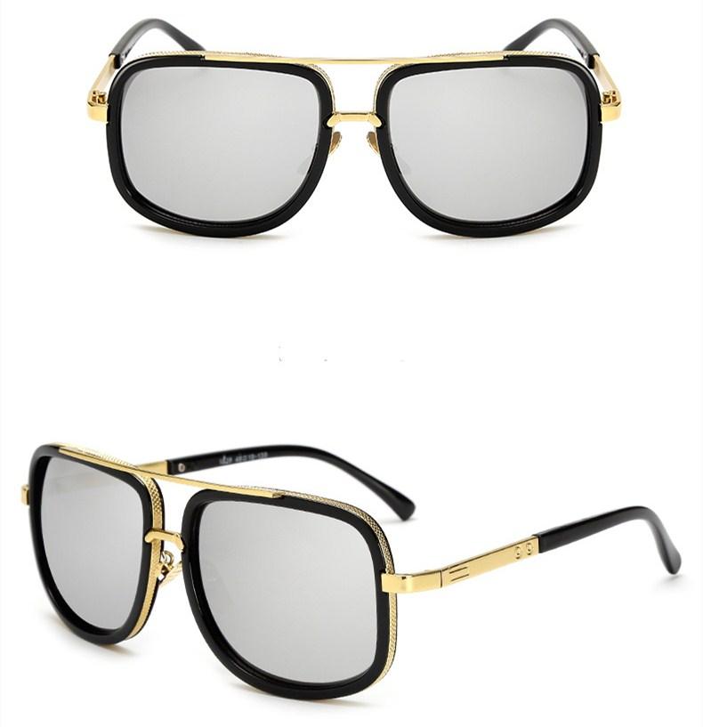 Retro Fashion Metal Leg Sunglasses for Outdoor Wear
