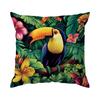 4pcs settropical jungle animals Cushions Pillowcase Polyester Cushion Cover Throw Pillow Pillowcover Home Car Sofa Decor