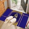 football Ravens Logo Rug Office Carpet Non-Slip Mat, Chair Rug Floor Covering for Gaming, Bedroom, Living Room , Home Decor Christmas Gift