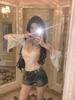 Women's Sexy Slimming Lace V-Neck Long Sleeve Top - Early Autumn Pure Desire Style