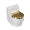 Creative Ashtray Home Covered Living Room Stainless Steel Office Bedroom Bathroom Toilet Ashtray Smoke-proof