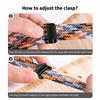 Weaves Nylon Loop Strap For Samsung Galaxy Watch8 40 44mm Magnetic Wristband For Galaxy Watch 8 Classic 46mm Band Sport Bracelet