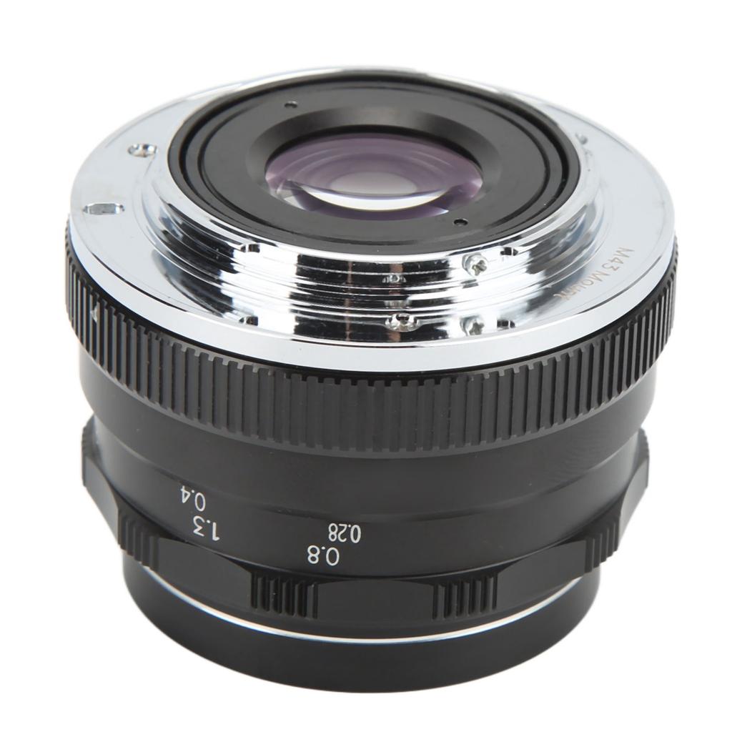 35mm F1.6 Festbrennweitenobjektiv Große Blende Manuelles Prime-Kameraobjektiv für Olympus Micro 4/3