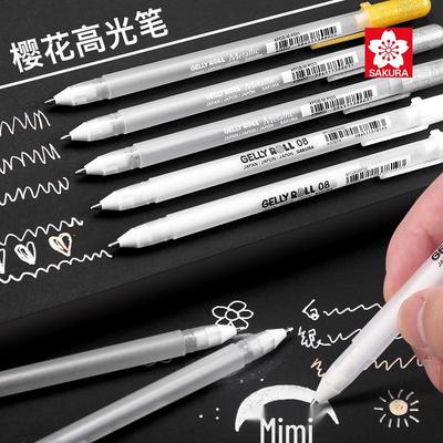 Sakura Japan Fine Art White Highlighting Pen for Drawing