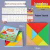 Wooden Tangram Puzzle Toy for Children and Students