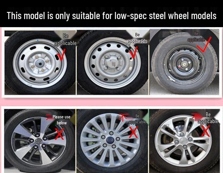 Compatible with Venucia: 15" D60 tire covers, 16" R30 wheel caps, 14" steel rim covers, and R50/D50 wheel hubcaps.
