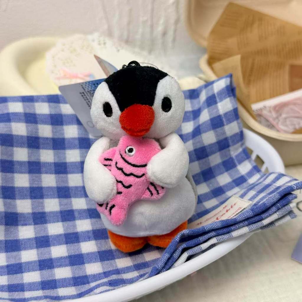 Pingu Pinguin Plüsch Schlüsselanhänger Mit Weicher PP-Baumwollfüllung Für Rucksack-Dekoration Und Geschenk