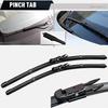 24" & 21" Front Bracketless Windshield Wiper Blades Direct Connect All Season US