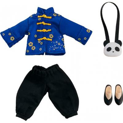 Ensemble de tenues pour poupée Nendoroid, vêtements chinois courts [Bleu] G12934