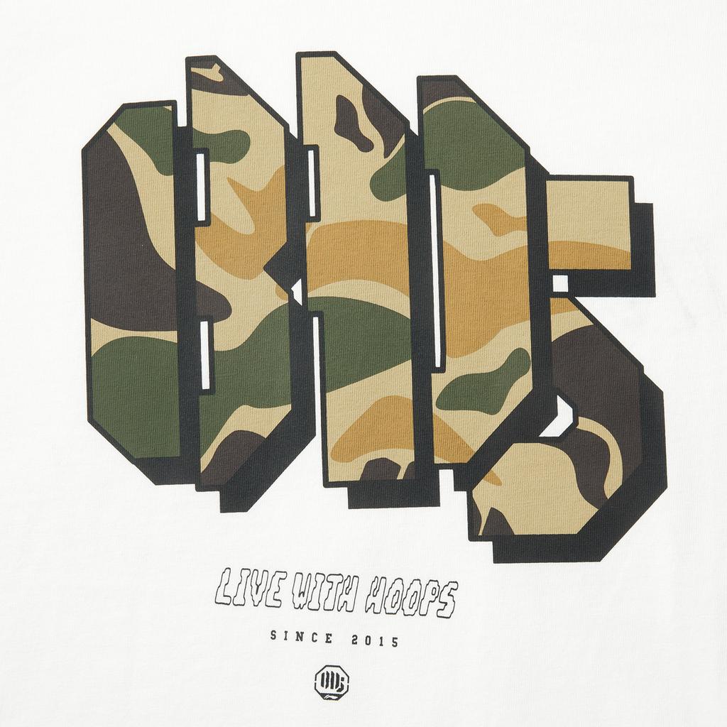 Li Ning Basketbalová série Písmeno Kulatý výstřih Prodyšné Všestranné Volné Tričko s krátkým rukávem Pánské Topy Off-White AHSV021-2