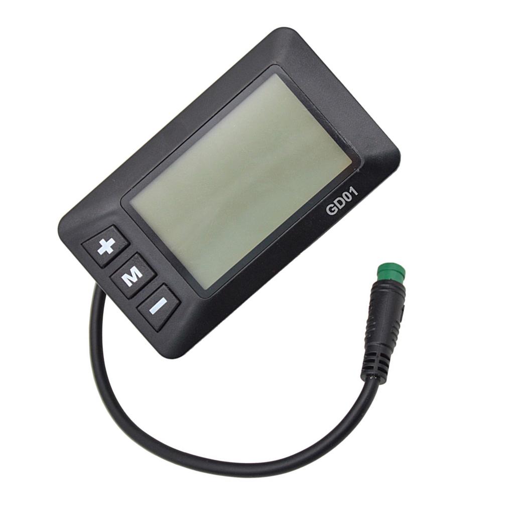 Electric Bike Modification Electric Display for 22.2mm Handlebar Control Panel 5Pin Plug Scooter Speedometer Odometers