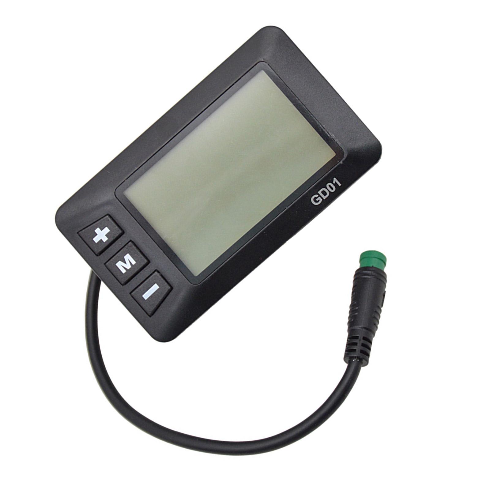 

Electric Bike Modification Electric Display for 22.2mm Handlebar Control Panel 5Pin Plug Scooter Speedometer Odometers 1