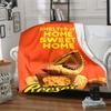Reese‘S Peanut Flannel Blanket Soft All-Season Throw, Design for Camping, Car Travel, Hiking Sofa, Bed, Office Perfect Gift for Parties