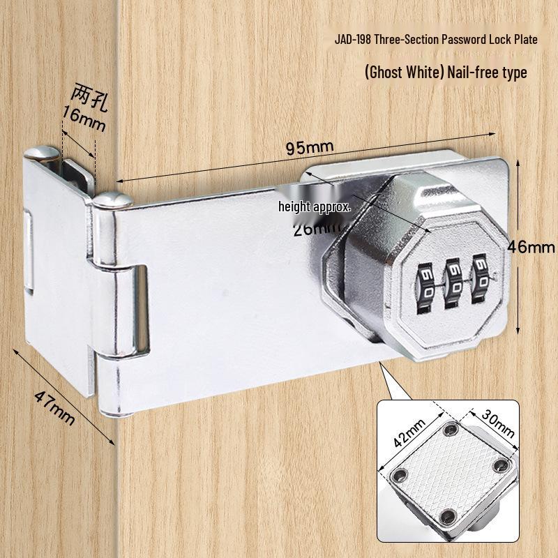 Three-Digit Multi-Purpose Mechanical Password Lock for Cabinets and Drawers