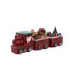 Santa Claus Christmas Train Ornament Home Desktop Window Resin Crafts Christmas Decoration