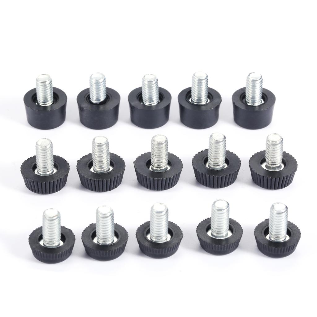 10Pc M6*10mm Thread Height Adjustable Leveling Chair Leg Feet Furniture Mat Screw-in Base Sofa Bed Cabinet Table Floor Protector