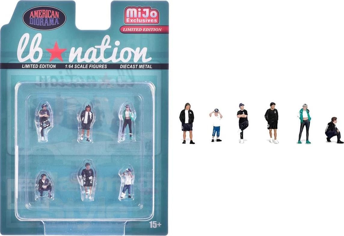 

Американская Диорама Фигурки Liberty Walk LB Nation Масштабные Фигурки 1/64 [Б/У]