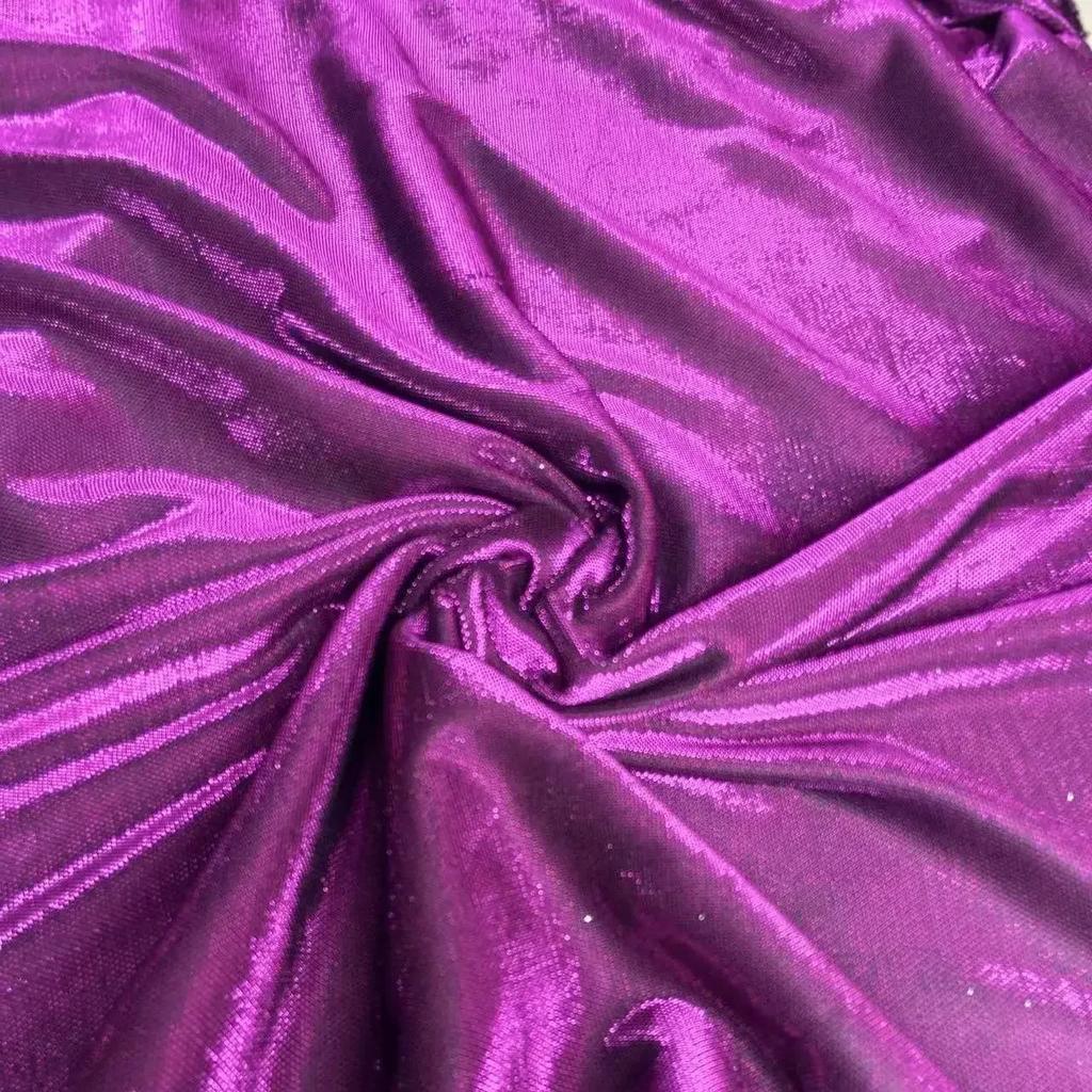Gold Silver Thread Full of Stars and Bright velvet Fabric Shiny Yarn Colorful plush cloth Photography Background Fabric