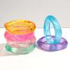 Irregular Square Rhinestones Bangle Wide Statement Bracelets  Women Summer Jewelry Accessories