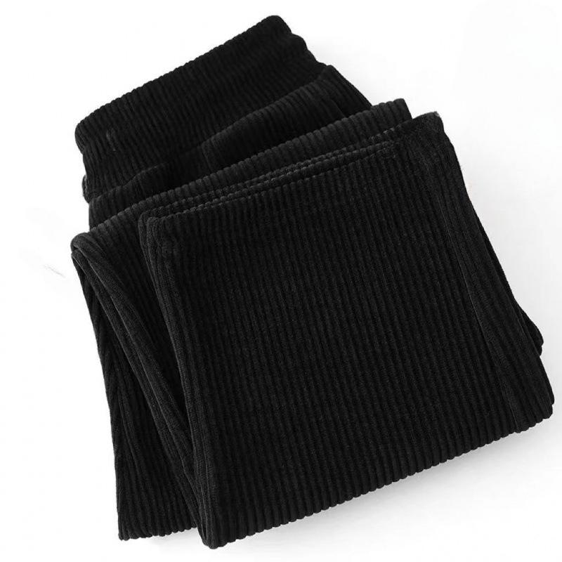 Heavyweight Gray Chenille Wide-Leg Casual Pants for Men and Women