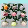 Rose Flower Artificial Wedding Hotel Restaurant Desktop Ornament Decoration