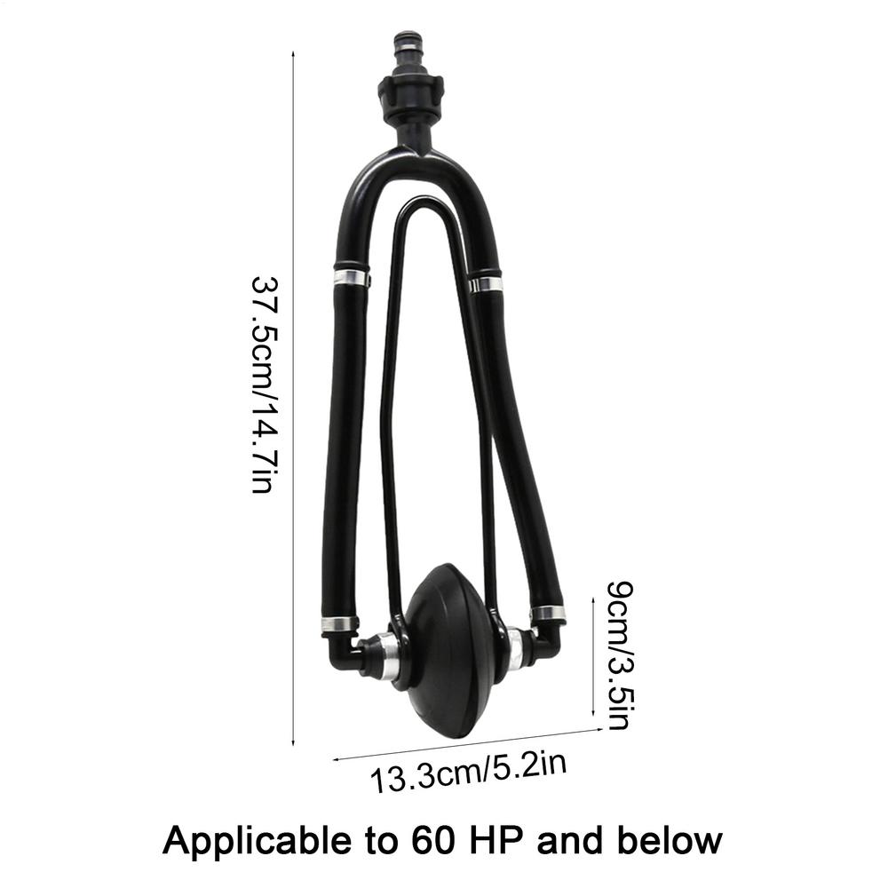 Boat Motor Flusher Muffs Boat Ear Muff Engine Flusher Outboard Motor Muffs Leakproof Outboard Engine Flush Boat Ear Muff Engine