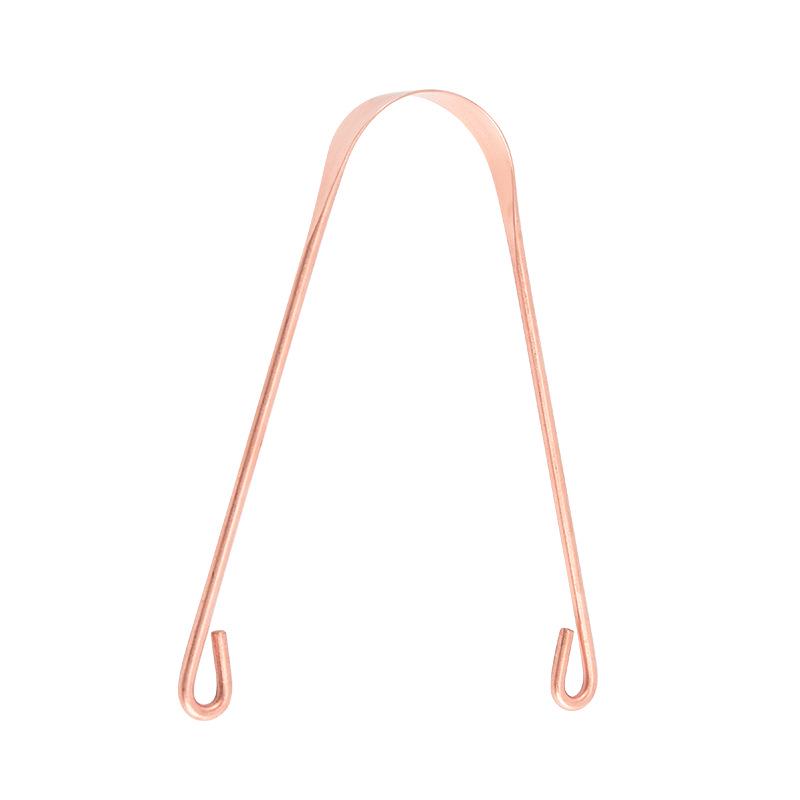 Pure Copper Tongue Cleaner and Scraper Set