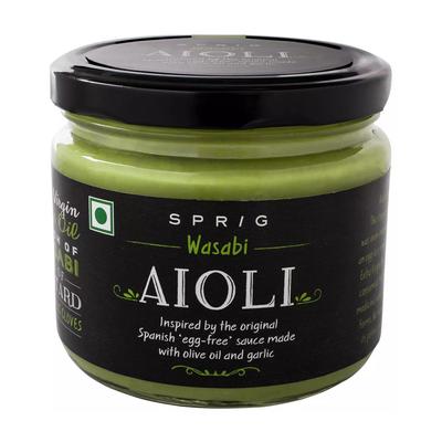 Wasabi Aioli: omáčka na báze wasabi, olivového oleja a cesnaku (260 g), Wasabi Aioli, vetvička