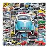102 Off-road Vehicle Vintage Car Doodle Personalized Laptop Scooter Suitcase Waterproof Decorative Stickers